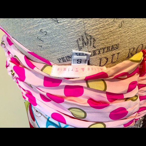 Alice & Trixie silk halter top S - Picture 3 of 3